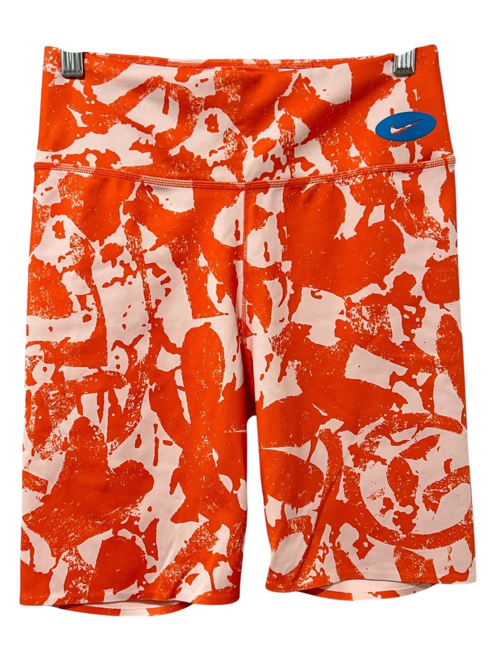 Nike One Luxe Icon Women’s  Size Small US Mid-Rise Training Bike Short Orange